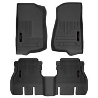 Enthuze Front and Rear Floor Liners for 2018-2026 Jeep Wrangler JL 4 Door