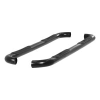 3\" Round Black Steel Side Bars, Select Ford Bronco Sport