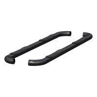 3\" Round Black Steel Side Bars, Select Dodge, Ram 1500, 2500, 3500