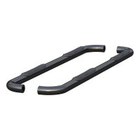 3\" Round Black Steel Side Bars, Select Ram 1500