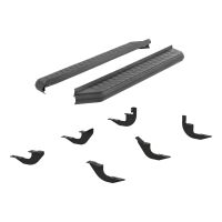 AeroTread 5\" x 70\" Black Stainless Running Boards, Select Acura MDX