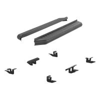 AeroTread 5\" x 70\" Black Stainless Running Boards, Select Ford Edge