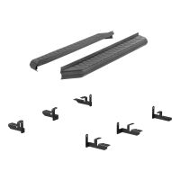 AeroTread 5\" x 73\" Black Stainless Running Boards, Select Nissan Pathfinder