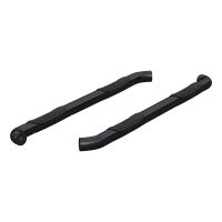3\" Round Black Steel Side Bars, Select Nissan Frontier, Suzuki Equator