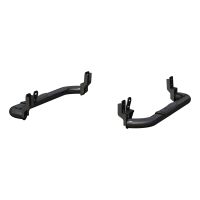 3\" Round Black Stainless Side Bars, Select Dodge, Ram 1500, 2500, 3500
