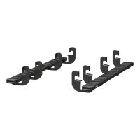 NovaTrac 6\" x 75\" Black E-Coat Steel Running Boards, Select Silverado, Sierra