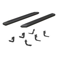 AdvantEDGE 5-1/2\" x 75\" Black Aluminum Side Bars, Select Dodge, Ram 1500