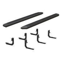 AdvantEDGE 5-1/2\" x 85\" Black Aluminum Side Bars, Select Nissan Titan, XD