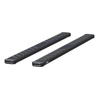 NovaTrac 6\" x 85\" Black E-Coat Steel Running Boards