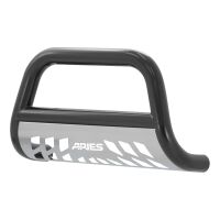 3\" Black Steel Bull Bar, Select Chevrolet Silverado, GMC Sierra 1500