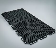 PROTECH FLOORING - RAW - BLACK