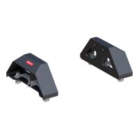 Puck 5th Wheel Legs, Select Silverado, Sierra HD, 8\' Bed, 30K, Carbide Black