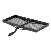 48\" x 20\" Black Steel Tray Cargo Carrier (1-1/4\", 2\" Adapter, 300 lbs.)