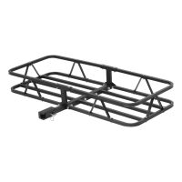 48\" x 20\" Black Steel Basket Cargo Carrier (1-1/4\", 2\" Adapter, 500 lbs.)