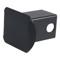 2\" Black Steel Hitch Tube Cover