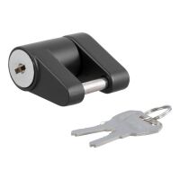 Coupler Lock (1/4\" Pin, 3/4\" Latch Span, Padlock, Black)