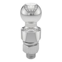 2\" Trailer Ball (1\" x 2-1/8\" Shank, 1\" Rise, 6,000 lbs., Chrome)