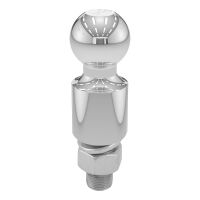 2\" Trailer Ball (1\" x 2-1/8\" Shank, 2\" Rise, 6,000 lbs., Chrome)