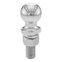 2\" Trailer Ball (1\" x 3\" Shank, 6,000 lbs., Chrome, Packaged)