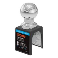 2\" Trailer Ball (1\" x 2-1/8\" Shank, 6,000 lbs., Chrome, Packaged)
