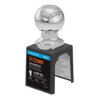 2\" Trailer Ball (1\" x 3\" Shank, 6,000 lbs., Chrome, Packaged)