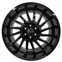 Enthuze Omega, 20x10 6x139.7 ET -21 CB 106.1, Gloss Black Milled