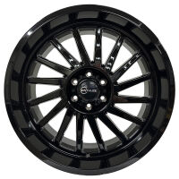 Enthuze Omega, 22x10 6x139.7 ET -21 CB 106.1, Gloss Black