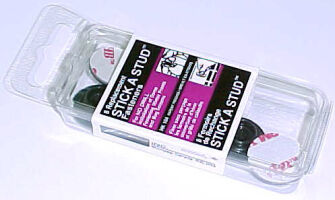 Replacement Hardware Kit - Stick A Studs (Black) (8 per Kit)