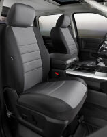 NP90 Series - Neoprene Custom Fit Front Seat Cover- Black/Gray Center Panel