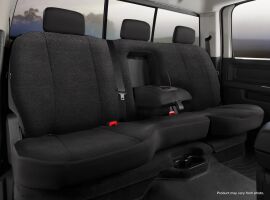 TR40 Series - Wrangler Saddleblanket Custom Fit Rear Seat Cover - Solid Black
