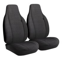 TR40 Series - Wrangler Saddleblanket Custom Fit Front Seat Cover - Solid Black
