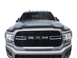 Aeroskin Hood Protector; Matte Black Low Profile