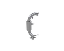 Race Muffler. Slip-on Design. Packed Muffler.