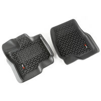 Floor Liner, Front; Black, 2015-2021 Ford F-150/Raptor/Extended/Super Crew Cab
