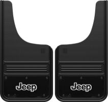 Gatorback Jeep Mud Flaps - Black/Wrap 12x23\" CUT