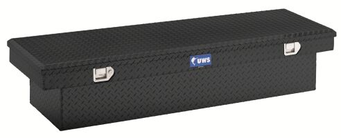 Gloss Black Aluminum 63\" Crossover Truck Tool Box (LTL Shipping Only)