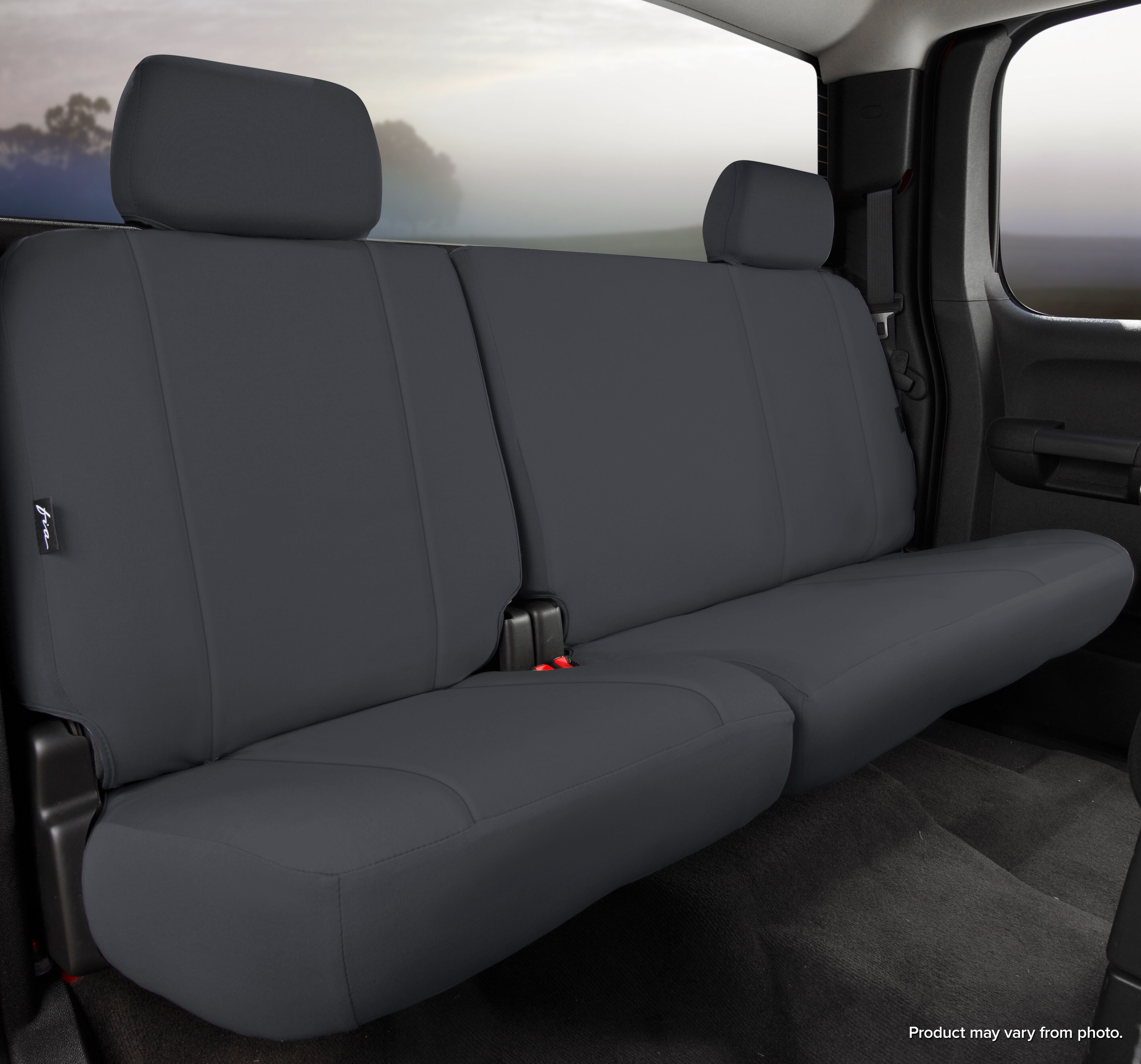 Dura-Tech Pro Rear Seat 60 driver/40 passenger - Solid Black