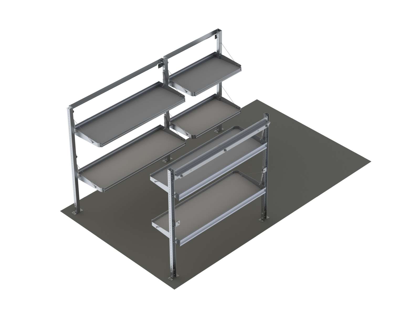 Delivery Van Shelving Package, 10 Box Truck/Enclosed Trailer RANBTS