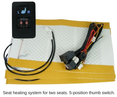 Rostra Universal Seat Heater 250-1870 ROSTRA UNIVERSAL CARBON